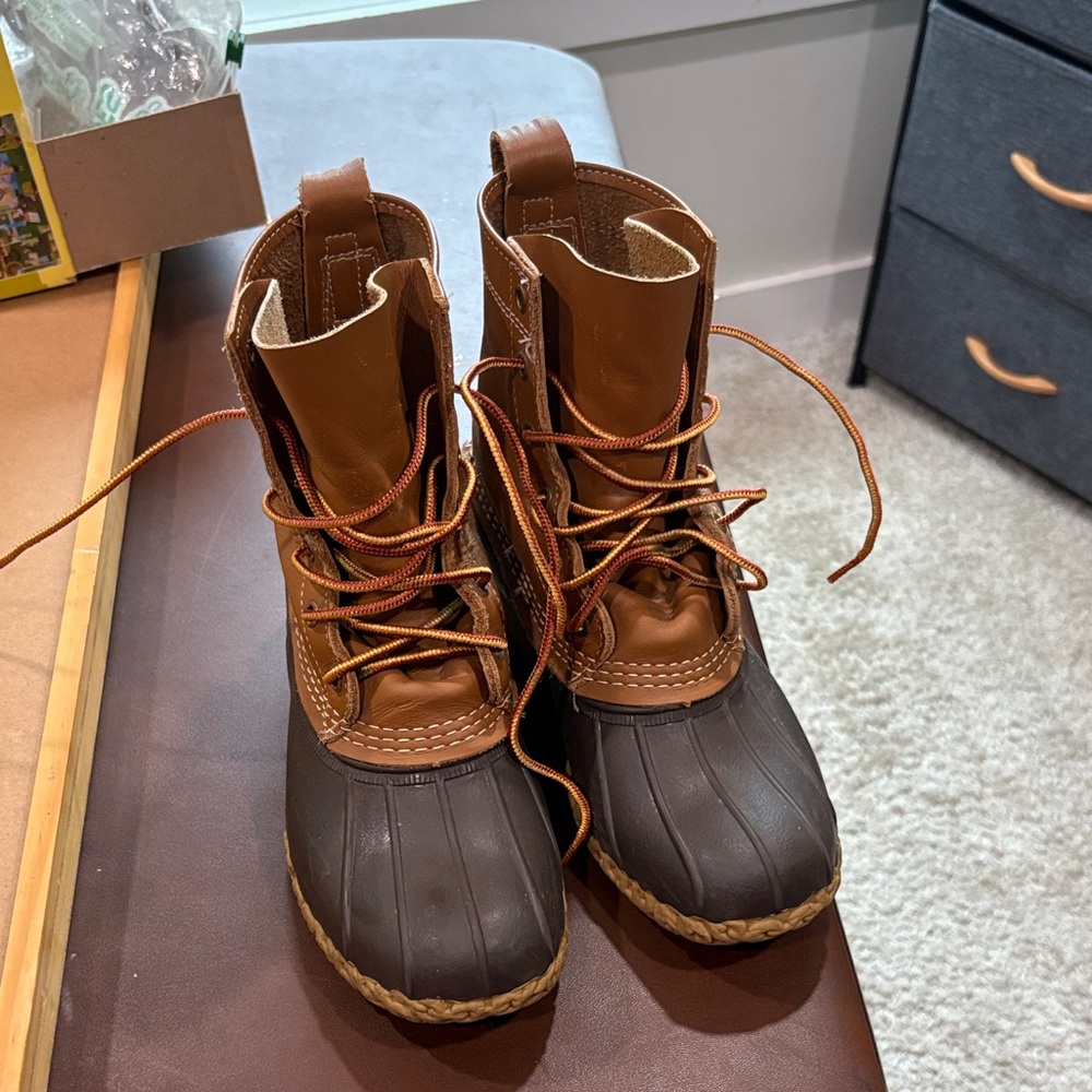 L.L. Bean Brown and Tan Women's Boots